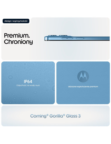Motorola Moto G17 4/128Gb Pantone Alaskan Blue