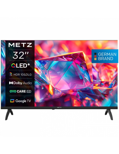 Telewizor Metz 32Mqh7030Z Qled 32" Hd Ready Google Tv Dolby Digitals Dvb-T2 Czarny