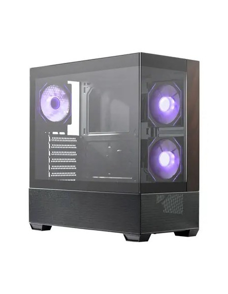 Cooler Master Elite 690 Wood Midi Tower Czarny