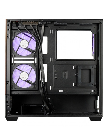 Cooler Master Elite 690 Wood Midi Tower Czarny