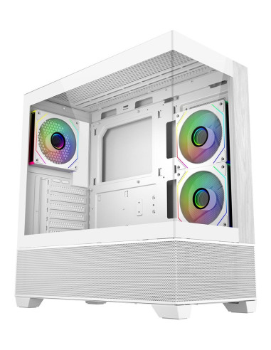 Cooler Master Elite 690 Wood Midi Tower Biały