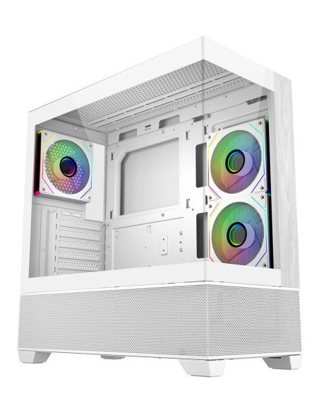 Cooler Master Elite 690 Wood Midi Tower Biały