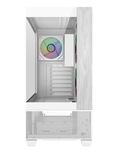Cooler Master Elite 690 Wood Midi Tower Biały
