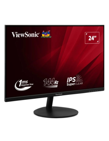 Viewsonic Va Va24E2-H Monitor Komputerowy 60,5 Cm (23.8") 1920 X 1080 Px Full Hd Led Czarny