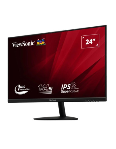 Viewsonic Va Va24E2-H Monitor Komputerowy 60,5 Cm (23.8") 1920 X 1080 Px Full Hd Led Czarny