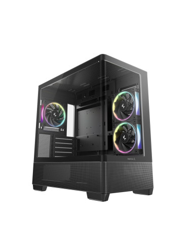 Deepcool Cg380U 3F Tower Czarny