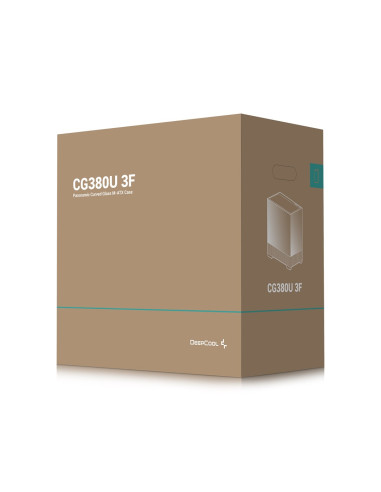 Deepcool Cg380U 3F Tower Czarny