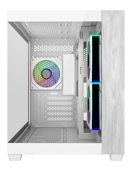 Cooler Master Elite 481 Wood Mini Tower Biały