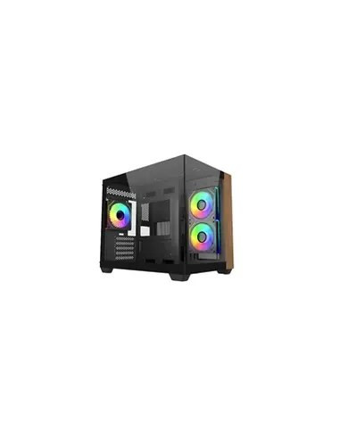 Cooler Master Elite 481 Wood Mini Tower Czarny