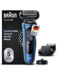 Braun Series 6 61-B4500Cs - Golarka Foliowa - Niebieski - Przyciski - Led - Ładowanie - Zasilanie - Ac/Bateria 2