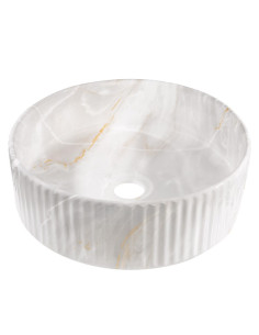 Washbas Count Glamour Trend 36Cm Gre/Be