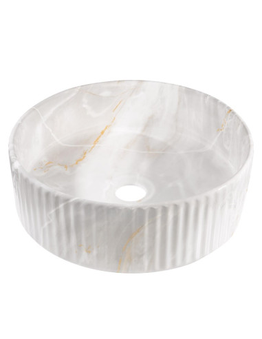 Washbas Count Glamour Trend 36Cm Gre/Be