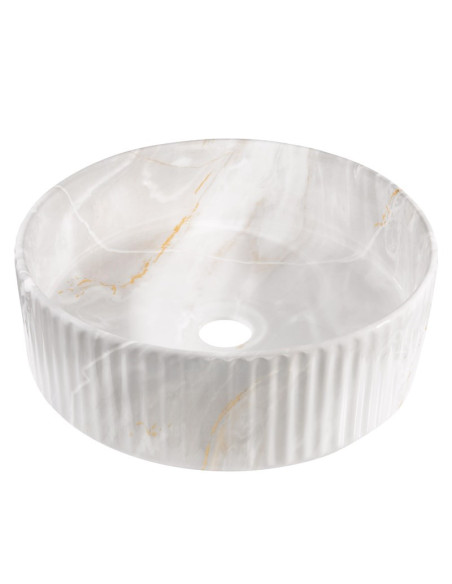Washbas Count Glamour Trend 36Cm Gre/Be