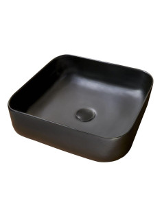Washbasin Catania 385X385X140 Matt Black