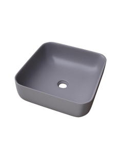 Washbasin Catania 385X385X140 Matt Grey