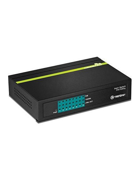 Przełącznik Trendnet 8 Portów Gbit Poe+ 123W Metal