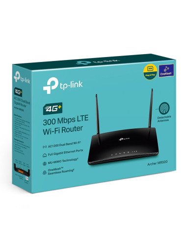 Tp-Link Archer Mr500 Router Bezprzewodowy Gigabit Ethernet Dual-Band (2.4 Ghz/5 Ghz) 4G Czarny