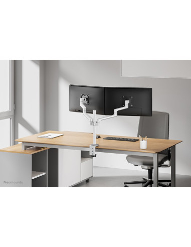 Neomounts Ds60-425Wh2 Uchwyt / Stojak Do Monitorów 68,6 Cm (27") Biurko Biały