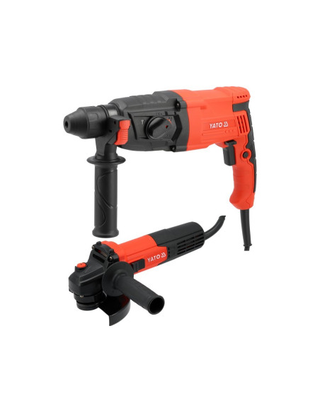 Yato Młotowiertarka Sds+  900W  3,2J / Szlifierka Kątowa 125Mm  750W