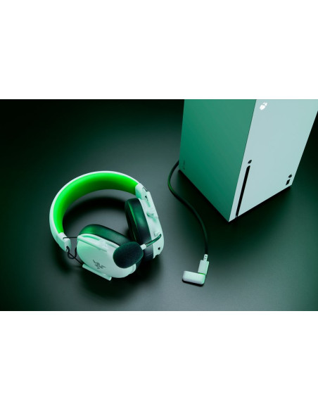 Razer Blackshark V3 X Hyperspeed Zestaw Słuchawkowy Bezprzewodowy Opaska Na Głowę Gaming Usb Type-C Bluetooth Biały