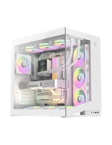Gamemax Nex C56 Wh Zabezpieczenia & Uchwyty Komputerów Midi Tower Biały