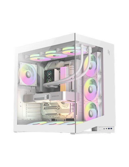 Gamemax Nex C56 Wh Zabezpieczenia & Uchwyty Komputerów Midi Tower Biały