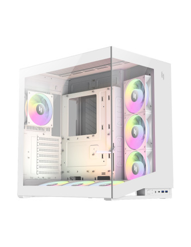 Gamemax Nex C56 Wh Zabezpieczenia & Uchwyty Komputerów Midi Tower Biały