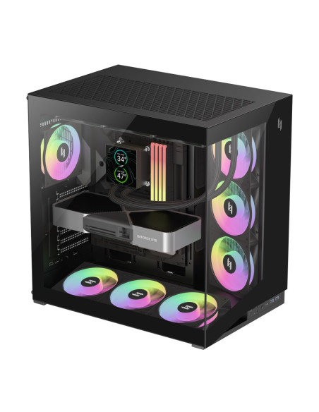 Gamemax Nex C56 Bk Zabezpieczenia & Uchwyty Komputerów Midi Tower Czarny