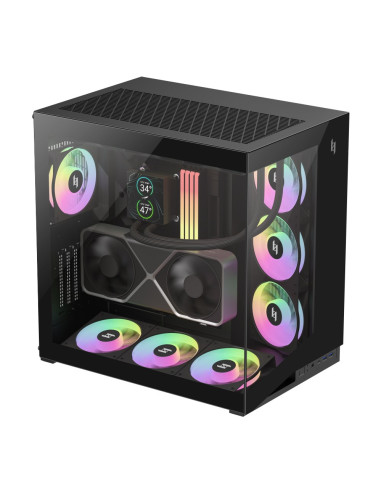 Gamemax Nex C56 Bk Zabezpieczenia & Uchwyty Komputerów Midi Tower Czarny