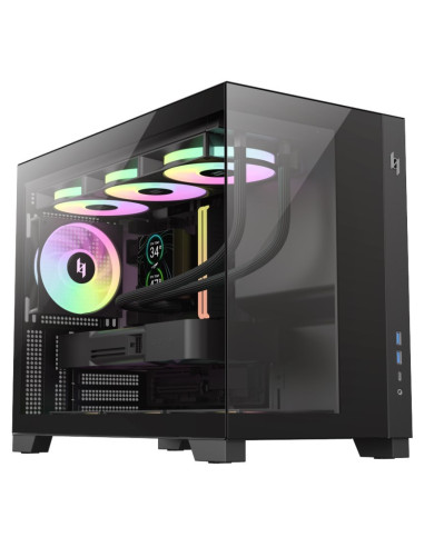 Gamemax Nex C33 Bk Zabezpieczenia & Uchwyty Komputerów Czarny
