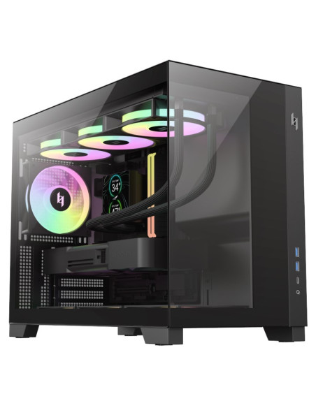 Gamemax Nex C33 Bk Zabezpieczenia & Uchwyty Komputerów Czarny