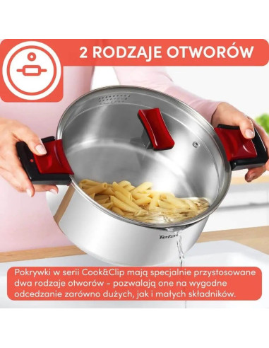Zestaw Garnków Tefal Cook & Clip 10 Elem. G723Sa74