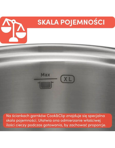 Zestaw Garnków Tefal Cook & Clip 10 Elem. G723Sa74