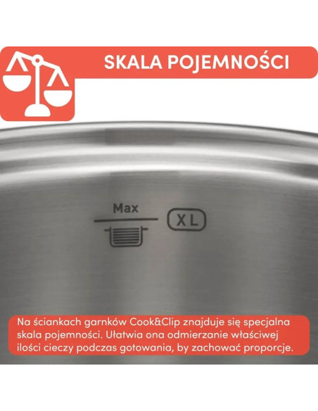 Zestaw Garnków Tefal Cook & Clip 10 Elem. G723Sa74