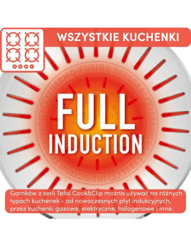 Zestaw Garnków Tefal Cook & Clip 10 Elem. G723Sa74