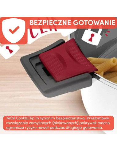 Zestaw Garnków Tefal Cook & Clip 10 Elem. G723Sa74