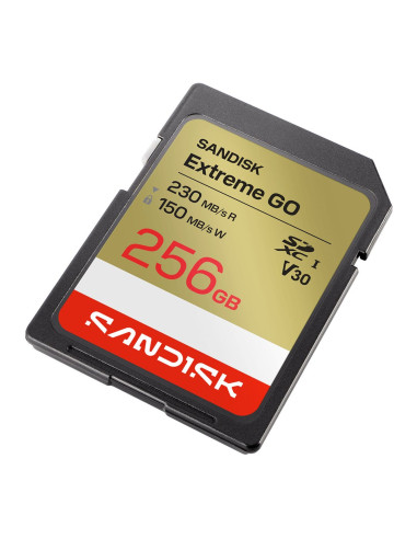 Sandisk Extreme Go Sd Uhs-I 256Gb Sd 230Mb/S(R) / 150Mb/S(W)