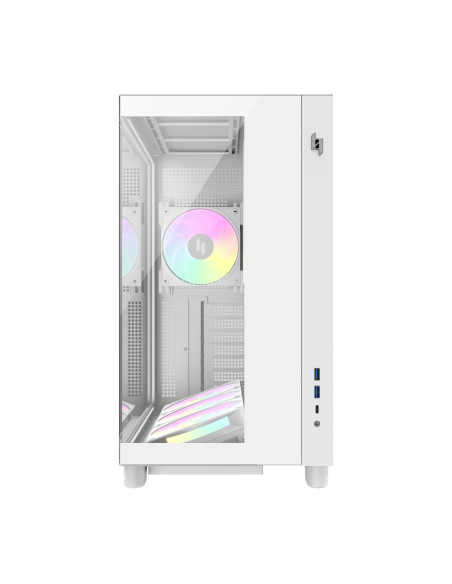 Gamemax Nex C53 Wh Zabezpieczenia & Uchwyty Komputerów Biały