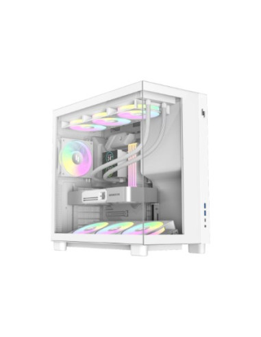 Gamemax Nex C53 Wh Zabezpieczenia & Uchwyty Komputerów Biały