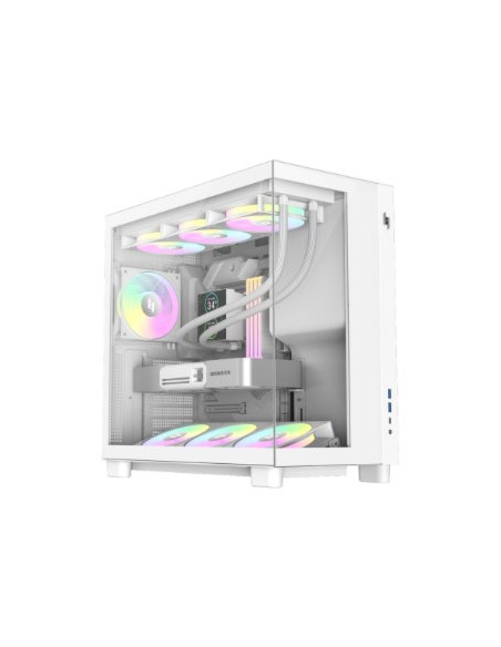 Gamemax Nex C53 Wh Zabezpieczenia & Uchwyty Komputerów Biały