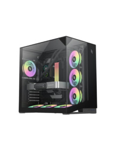 Gamemax Nex C56 Vc Bk Zabezpieczenia & Uchwyty Komputerów Midi Tower Czarny 2
