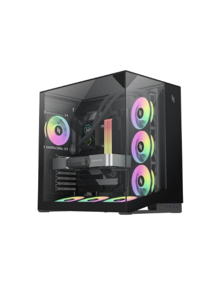 Gamemax Nex C56 Vc Bk Zabezpieczenia & Uchwyty Komputerów Midi Tower Czarny