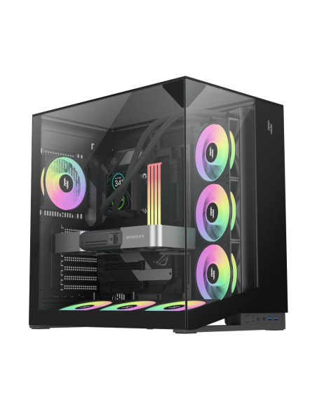 Gamemax Nex C56 Vc Bk Zabezpieczenia & Uchwyty Komputerów Midi Tower Czarny