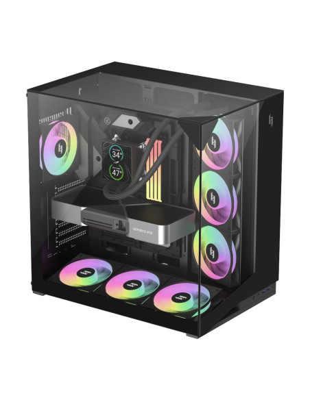 Gamemax Nex C56 Vc Bk Zabezpieczenia & Uchwyty Komputerów Midi Tower Czarny