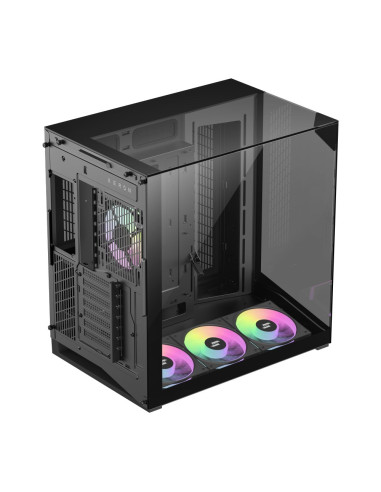 Gamemax Nex C56 Vc Bk Zabezpieczenia & Uchwyty Komputerów Midi Tower Czarny