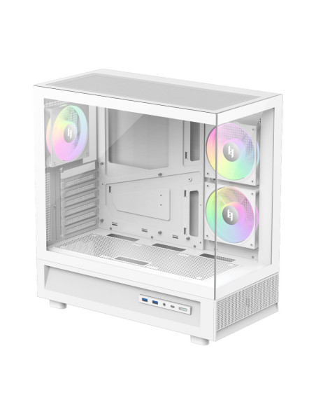 Gamemax Nex C51 Wh Zabezpieczenia & Uchwyty Komputerów Biały