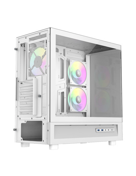 Gamemax Nex C51 Wh Zabezpieczenia & Uchwyty Komputerów Biały