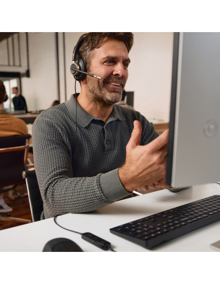 Słuchawki Przewodowe Hp Poly Mission 825 Stereo Usb Wired Headset