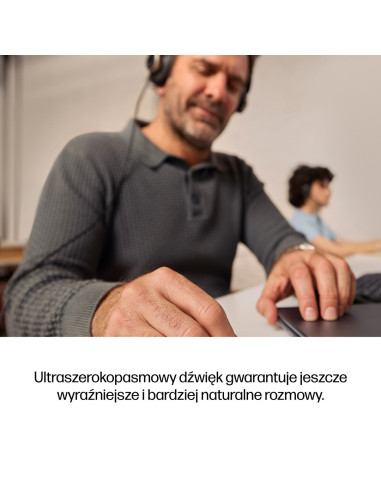 Słuchawki Przewodowe Hp Poly Mission 825 Stereo Usb Wired Headset