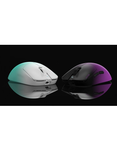 Hator Quasar 3 Ultima 8K Wireless Myszka Gaming Po Prawej Stronie Rf Wireless + Bluetooth + Usb Type-C Optyczny 30000 Dpi